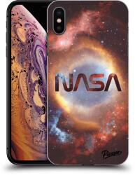Picasee Husă neagră din silicon pentru Apple iPhone XS Max - Nebula