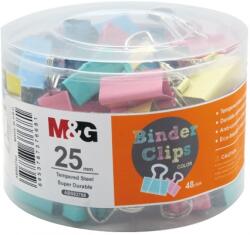 M&G Clips colorat 25mm, 48 bucati/cutie M&G ABS92768