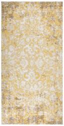 vidaXL Covor de exterior, galben, 100x200 cm, țesătură plată (317045) Patura