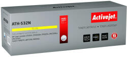 Activejet ATH-532N toner for HP printer; HP 304A CC532A, Canon CRG-718Y replacement; Supreme; 3200 pages; yellow (ATH-532N)