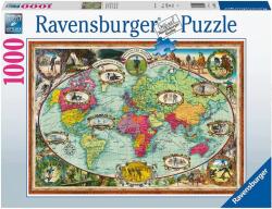 Ravensburger 1000 db-os puzzle - Biciklivel a világ körül (16995) (16995)