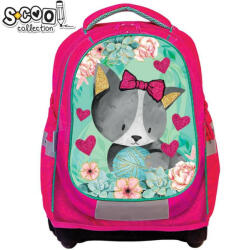 S-Cool Ghiozdan anatomic S-COOL, 42 cm, motiv KITTY (SC1301)