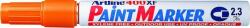 Artline Marker cu vopsea ARTLINE 400XF, corp metalic, varf rotund 2.3mm - portocaliu (EK-400XF-OG) - officeclass