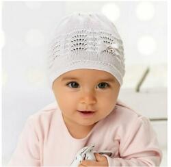 AJS Caciula pentru bebelusi 0-6 luni - AJS 44-012 alb (AJS44-012)