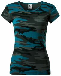 MALFINI Tricou pentru femei Camo Pure - Camuflaj petrol | XS (C22C112)
