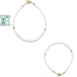  Bratara Piatra Lunii Adularia - Disc Fatetat 2-3 x 3-4 mm Diametru 56 mm - Accesorii Gold Filled - 1 Buc