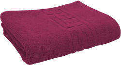 Ralex Pucioasa Prosop baie de corp 70x140 cm Bumbac 100%, Greek Border 500 grame/mp, Rosu Prosop