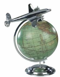 Authentic Models Decoratiune birou model Glob cu Avion AP108 22x26, 50x31cm