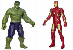 Hasbro Set 2 figurine Hulk + Iron Man cu sunete interactive, 30 cm