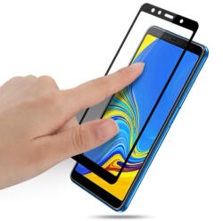 Picasee 3D üvegfólia kerettel az alábbi mobiltelefonokra Samsung Galaxy A7 2018 A750F - fekete