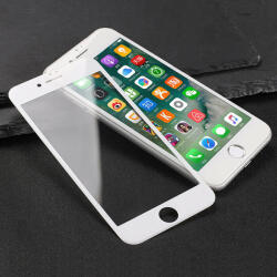 Picasee 3x 3D üvegfólia kerettel az alábbi mobiltelefonokra Apple iPhone 8 - fehér - 2+1 ingyen