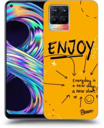 Picasee Fekete szilikon tok az alábbi mobiltelefonokra Realme 8 4G - Enjoy