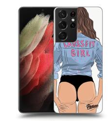 Picasee ULTIMATE CASE Samsung Galaxy S21 Ultra 5G G998B - készülékre - Crossfit girl - nickynellow