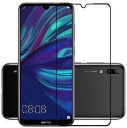 Picasee 3x 3D üvegfólia kerettel az alábbi mobiltelefonokra Huawei Y7 2019 - fekete - 2+1 ingyen