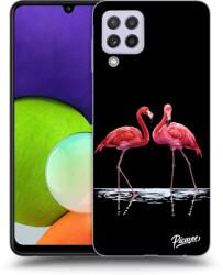 Picasee ULTIMATE CASE Samsung Galaxy A22 A225F 4G - készülékre - Flamingos couple