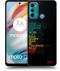 Picasee Átlátszó szilikon tok az alábbi mobiltelefonokra Motorola Moto G60 - Motto life
