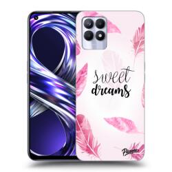 Picasee Fekete szilikon tok az alábbi mobiltelefonokra Realme 8i - Sweet dreams