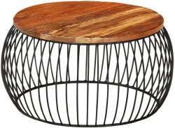 vidaXL Măsuță de cafea, Ø68 cm, lemn masiv reciclat (338022) Masa de cafea