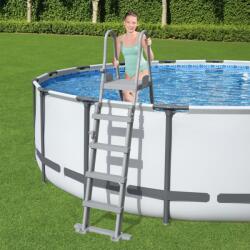 Bestway Scară de siguranță piscină cu 4 trepte Flowclear, 132 cm (93325) - vidaxl