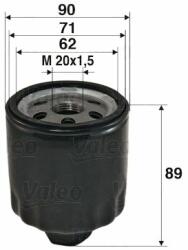 VALEO Filtru ulei VALEO 586004 (586004)