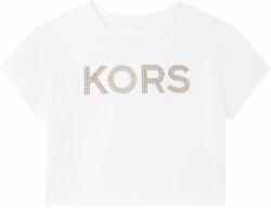 Michael Kors tricou de bumbac pentru copii culoarea alb PPYY-TSG0GN_00X