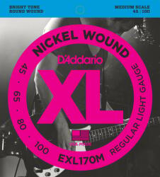 D'Addario EXL170M Corzi pentru chitare bas