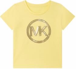 Michael Kors tricou de bumbac pentru copii culoarea galben PPYY-TSG0GP_11X