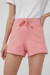 Gap pantaloni scurti femei, culoarea roz, cu imprimeu, medium waist PPYY-SZD090_38X