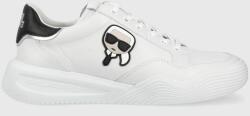Karl Lagerfeld sneakers din piele KAPRI RUN culoarea alb PPYY-OBM0FO_00X