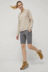 Columbia pantaloni scurți outdoor Saturday Trail femei, culoarea gri, uni, medium waist 1579881 PPYY-SZD0MK_90X