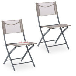  Easy kerti szék összecsukható barna-szürke 2 db-os szett 10035909