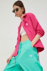 adidas Originals rövid kabát Always Original HG1237 női, rózsaszín, átmeneti, oversize - rózsaszín 40