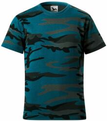MALFINI Gyerek terepszínű póló Camouflage - Terepszínű olajzöld | 134 cm (8 éves) (149C110)
