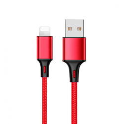 MG kábel USB / Lightning 2.4A 2m, piros (WUC-L2R)