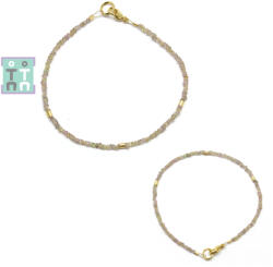  Bratara Granat Change Color Diametru 52 mm - Disc Fatetat 0, 8-1, 2 x 2 mm - Accesorii Gold Filled - 1 Buc