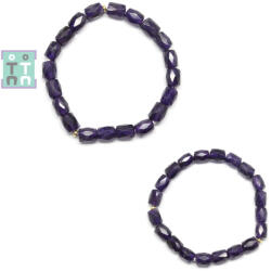  Bratara Ametist Uruguay Diametru 54 mm - Tub Fatetat 8-9 x 6-7 mm - 1 Buc