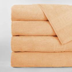 Ralex Pucioasa Pachet 5 prosoape baie 50x90 cm Bumbac 100%, Greek Border 500 grame/mp, Portocaliu Prosop