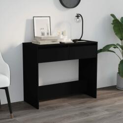 vidaXL Masă consolă, negru, 89x41x76, 5 cm, oțel (809567)