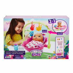Mattel My Garden Baby: Cadă de baie și pătuț 2-în-1 - în cutie (HGD07)