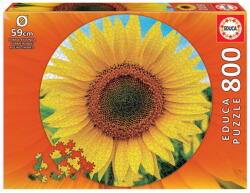 Educa 800 db-os kör alakú puzzle - Napraforgó (19034)
