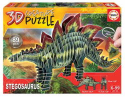 Educa 89 db-os 3D Creature puzzle - Stegosaurus (19184) (19184)