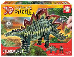 Educa 19184 Stegosaurus - 89 db-os 3D Creature puzzle (19184)