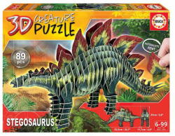 Educa 19184 Stegosaurus - 89 db-os 3D Creature puzzle