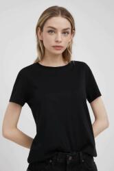 Giorgio Armani pamut póló fekete - fekete XS - answear - 13 990 Ft