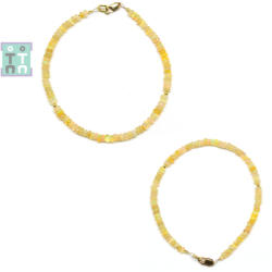  Bratara Opal de Foc Diametru 54 mm - Disc 1-2 x 3 mm - Accesorii Gold Filled - 1 Buc