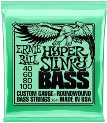 Ernie Ball 2841 Hyper Slinky Nickel Wound Electric Bass 40-100