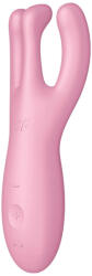 Satisfyer Threesome 4 - app-vezérelt csiklóvibrátor, csiklóizgató (pink)