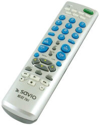 SAVIO Telecomanda Universala Savio RC-02 , Infrarosu Wireless DVD/Blu-ray, TV , Argintiu (rc-02) - pcone
