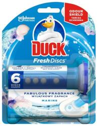 DUCK Odorizant Gel pentru Vasul Toaletei Duck Fresh Discs Marine, 6 Discuri (JWMAN00080)
