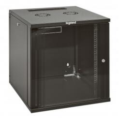 Legrand Linkeo fix 19" cabinet cu removable side panels - capacity 9U - dimensions 471x600x600 mm - ready-assembled (646261)
